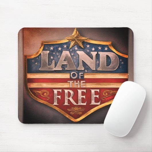 Land der Freien Mousepad (Mit Mouse)