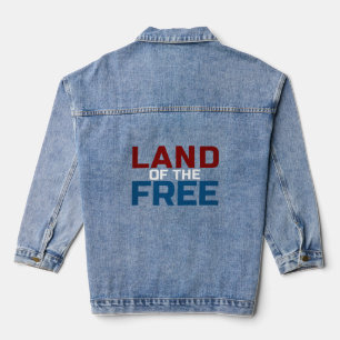 Land der Freien Patriotisch Jeansjacke