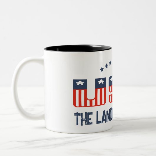 Land der Freien Patriotischen Tasse (Links)