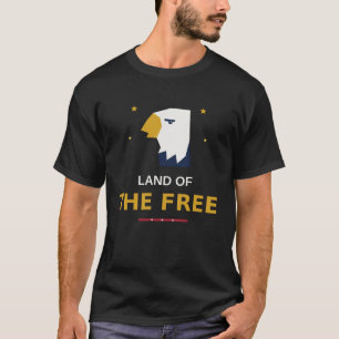 Land der Freien – Patriotischer Adler T-Shirt