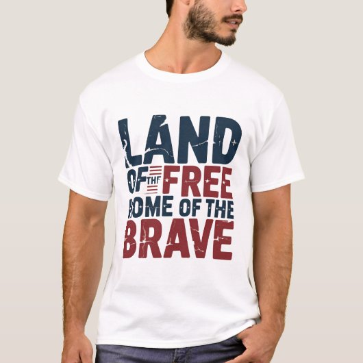 Land der Freien T-Shirt (Vorderseite)