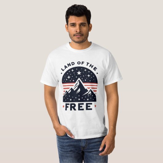 Land der Freien T-Shirt (Vorne ganz)