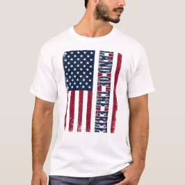 Land der freien USA Flag 4. Juli Unabhängigkeit T-Shirt