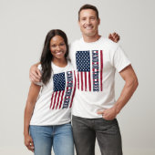 Land der freien USA Flag 4. Juli Unabhängigkeit T-Shirt (Unisex)