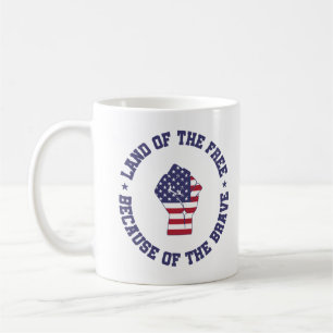 Land der freien USA Flag Patriotic Kaffeetasse