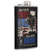 Land der freien Zuhause der Brave Flachmann (Rechts)