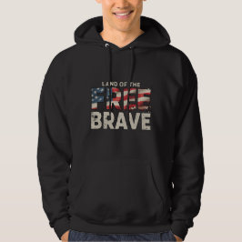 Land der Freien, Zuhause der Brave Hoodie