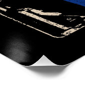 Land der freien Zuhause der Brave Poster (Ecke)