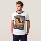 "Land der Freien, Zuhause der Brave" T-Shirt (Vorne ganz)