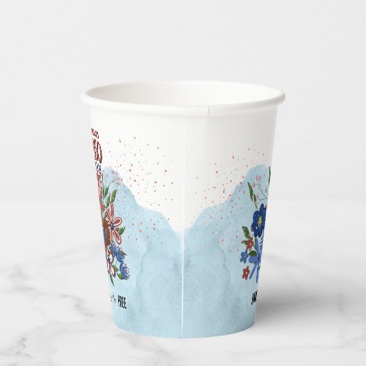 Land der Freiheit - 250. Celebration Cup in den US Pappbecher (Rechts)