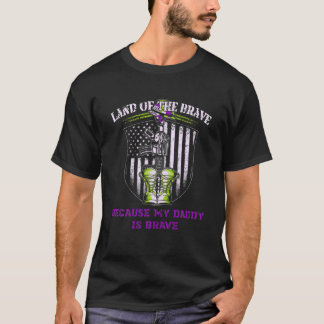 Land der Freiheit, die mein Vater mutig in den Mun T-Shirt