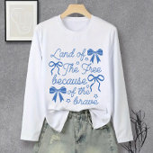 Land der Freiheit für das tapfere Shirt, 4. Juli T-Shirt