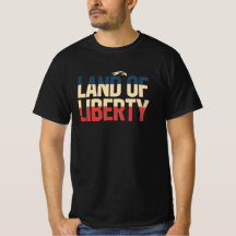 Land der Freiheit Patrioten USA-Shirt