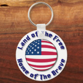 Land der Freiheit Schlüsselanhänger (Vorderseite)