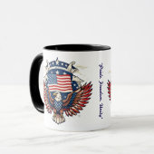 "Land der Freiheit" Tasse (Vorderseite Links)
