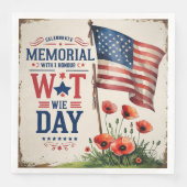 Land der Freiheit wegen der schönen Napkins Serviette (Vorderseite)