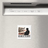 Land der Freiheit wegen der Tapferkeit Magnet (In Situ (Geschirrspüler))