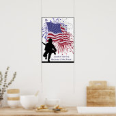 Land der Freiheit wegen des schönen Posters Poster (Küche)