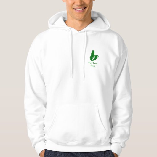 Land der Größe Hoodie (Vorderseite)