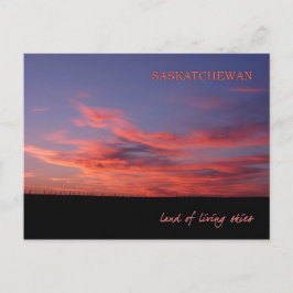 Land der "Living Skies Post Card" Postkarte