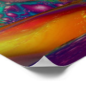 Land der psychedelischen Illuminationen - Poster (Ecke)