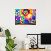 Land der psychedelischen Illuminationen - Poster (Heimbüro)
