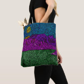 Land der Rosen Tasche (Von Nahem)