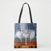 Land der Schnee-Tanzen-Ballerina Tasche (Vorderseite)