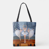 Land der Schnee-Tanzen-Ballerina Tasche (Rückseite)