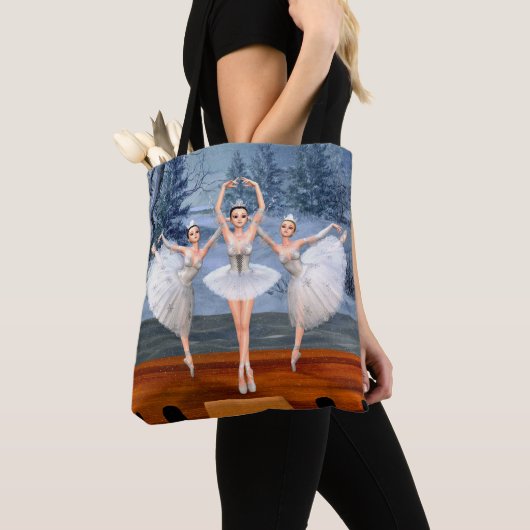 Land der Schnee-Tanzen-Ballerina Tasche (Von Nahem)