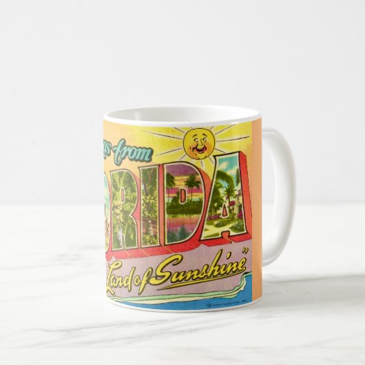 Land der Sonnenschein-Tasse Kaffeetasse (VorderseiteRechts)