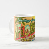 Land der Sonnenschein-Tasse Kaffeetasse (Vorderseite Links)