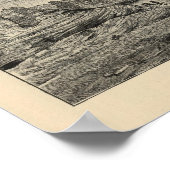 Land der Stehenden Felsen Poster (Ecke)