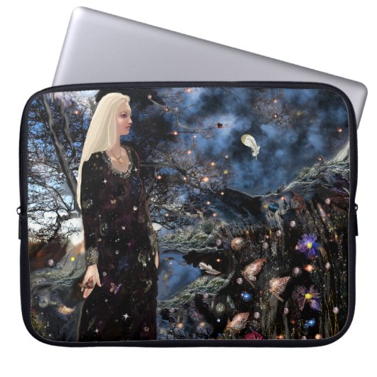 Land der Träume Laptopschutzhülle (Vorderseite)