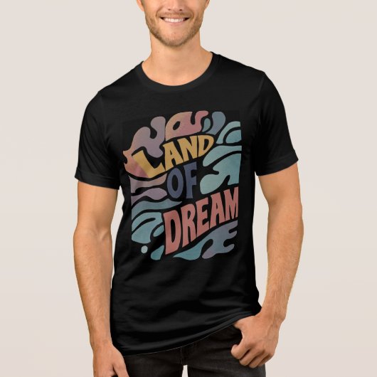 Land der Träume Tri-Blend Shirt (Vorderseite)