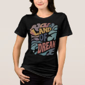 Land der Träume Tri-Blend Shirt (Vorderseite)