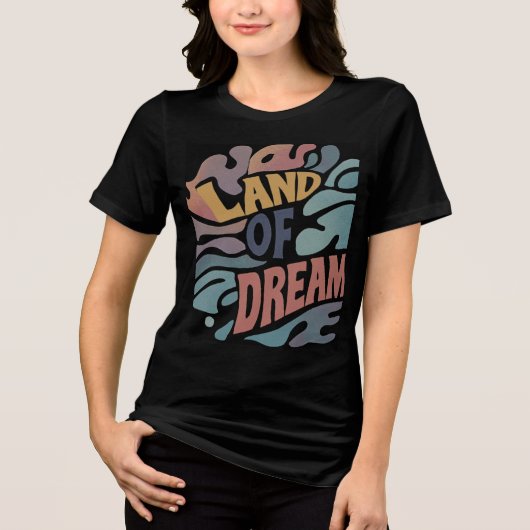 Land der Träume Tri-Blend Shirt (Vorderseite)