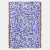 Land der Türme - Navy Blue auf Weiß Decke (Vorderseite Vertikal)