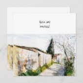 LAND DER TUSKANISCHEN EINLADUNG (Vorne/Hinten)