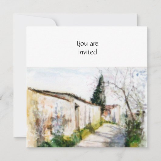 LAND DER TUSKANISCHEN EINLADUNG (Vorderseite)