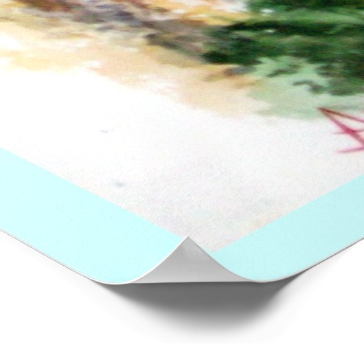 LAND DER TUSKANISCHEN POSTER (Ecke)