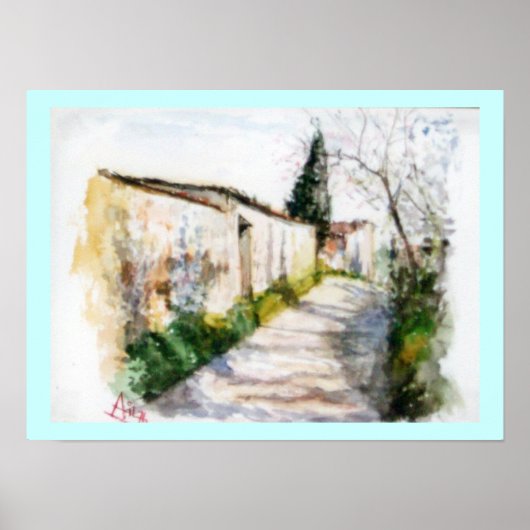 LAND DER TUSKANISCHEN POSTER (Vorne)