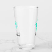 Land der Verzauberung Zia Sun Symbol Bierglas Glas (Rechts)