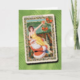 Land der Weihnachtskarte Feiertagskarte