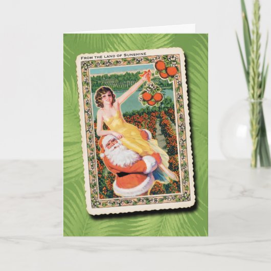 Land der Weihnachtskarte Feiertagskarte (Vorderseite)