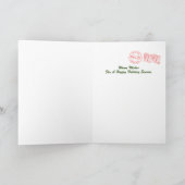 Land der Weihnachtskarte Feiertagskarte (Innenseite)