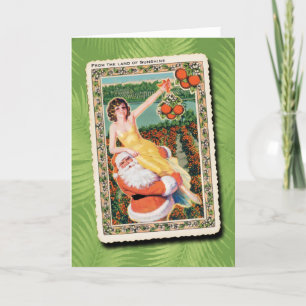 Land der Weihnachtskarte Feiertagskarte