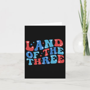 Land des 3. 4. Juli Geburtstag 4. Karte