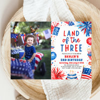 Land des 3. 4. Juli Patriotic 3. Geburtstag