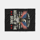 Land des Freien, wegen der tapferen Gedenkstätte Fleecedecke (Vorderseite (Horizontal))